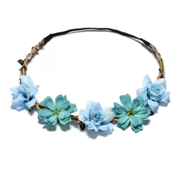 Beautiful Flower Crown for Wedding, Bridesmaids/prom/event etc. SHIPS NEXT DAY - Picture 4 of 4